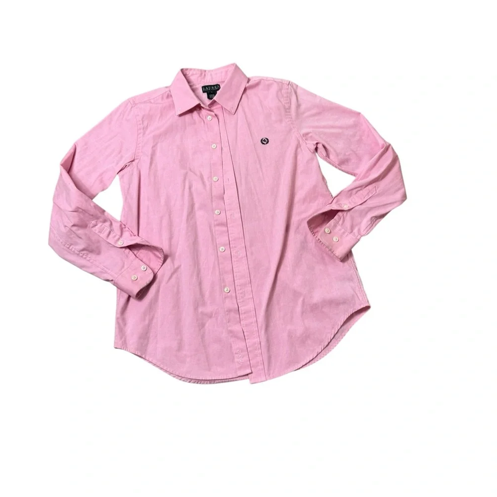Lauren Ralph Lauren | Pink Button-Down Shirt for Kids Boys Size 18 Like New